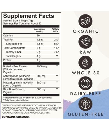 Philosophie Butterfly Boost Superfood Blend - Plant-Based Adaptogen with Butterfly Pea Flower Ashwagandha & Maca Root for Enhanced Brain Function Energy & Digestion - Shop Internationally - Buy Online on GoSupps.com