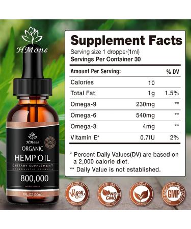High Potency Hemp Oil (2 Pack) | Maximum Strength Organic USA Grown | Natural Vegan Non-GMO | C02 Extraction - Buy Online on GoSupps.com