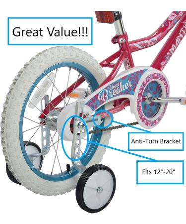 M-Wave Bicycle Training Wheels | Sturdy Kids Bike Stabilizers - Buy Online on GoSupps.com