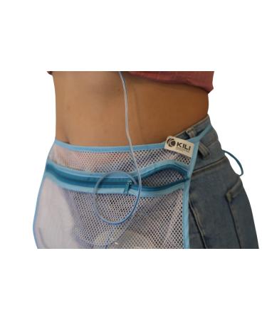 KILI Medical Drain Carrier Pouch - Post Surgery Mesh Drain Holder for Shower or Bath - For Any Surgery That Requires a Drain such as Mastectomy, Augmetation, Ostomy, Tummy Tuck