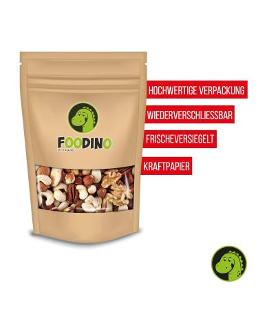 Nut Mix of Nature | Blanched Almonds Hazelnuts Cashews Pecans & Walnuts | Unsalted & Unobtrined | 500g - 5kg for Students - Buy Online on GoSupps.com