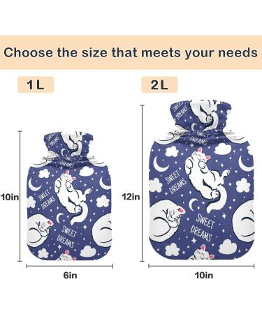 Shop Naanle Cute Sleeping Cats Hot Water Bottle - 1L Handfoots Heating Bag for Pain Relief & Heat Therapy - Ideal for Cold & Heat Relief - Buy Online on GoSupps.com