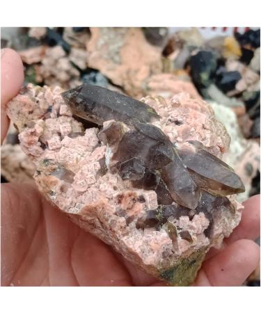 Natural Crystal Rough 100-400g Natural Citrine Brown Quartz Feldspar Crystal Cluster Wands raw Stones Points Tower Rock Specimen Decor (Color : About 400g) - Buy Online on GoSupps.com