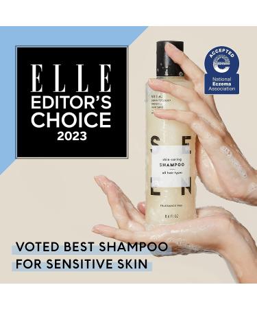 SEEN Fragrance-Free Shampoo 8.6 Fl. Oz - Non-Comedogenic & Sulfate-Free Formula for Sensitive Skin - Dermatologist-Developed for Eczema & Acne Prone Skin - Buy Online on GoSupps.com