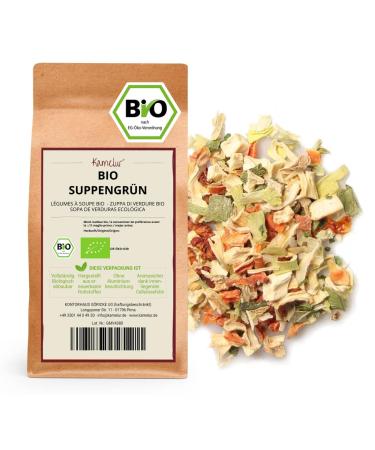 Kamelur 500g BIO dried soup vegetables - high quality soup vegetables from organic dried vegetables - aromatic soup spice in biodegradable packaging