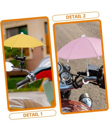 Buy Mobestech Waterproof Cell Phone Holder & Mini Umbrella for Bikes Sun & Rain Protection 27x27cm Assorted Colors - Buy Online on GoSupps.com