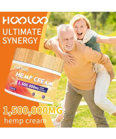 Premium Hemp Cream for Pain Relief - 1 500 000mg Infusion with Menthol & Ginger | Soothes Muscles Joints Back & More | Made in USA - Buy Online on GoSupps.com