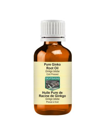Pure Ginko Root Oil (Ginkgo biloba) Cold Pressed 5ml (0.16oz) 0.16 Fl Oz (Pack of 1)