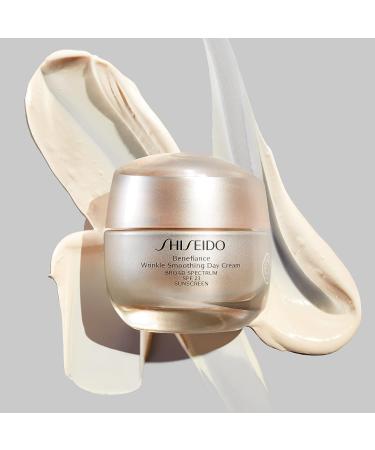 Shiseido Benefiance Wrinkle Smoothing Day Cream 50ml SPF 23 - Anti-Aging Moisturizer for Wrinkles & Hydration - Buy Online on GoSupps.com
