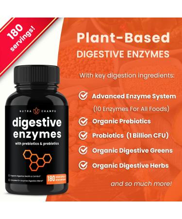 NutraChamps Magnesium Zinc & Vitamin D3 Capsules and Digestive Enzymes Capsules 2 Pack Bundle - Buy Online on GoSupps.com