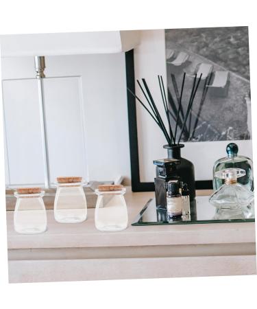 Zerodeko 5pcs Cork Glass Bottle Ordinary Glass Simple Perfume - Buy Online on GoSupps.com