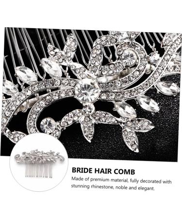 PLAFOPE 1pc Comb Rhinestone Bobby Pins Bridal Headpieces for Wedding Bride Hair Clip Headwear Decor Bride Headpieces for Wedding Rhinestone Headdress Pearl Hair Pin Pearl Hair Clip Alloy - Buy Online on GoSupps.com