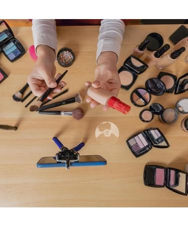 SHERCHPRY Delicate Blusher Repairing Stamper Portable Round Eyeshadow Pressing Tool With Handle For Blush Eyeliner Highlighter Makeup Powder Precision - Buy Online on GoSupps.com