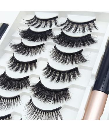 MOLAMOYA Magnetic Eyeliner & 7 Pairs of Natural Lightweight Eyelashes - Soft and Generous | Shop Now - Buy Online on GoSupps.com