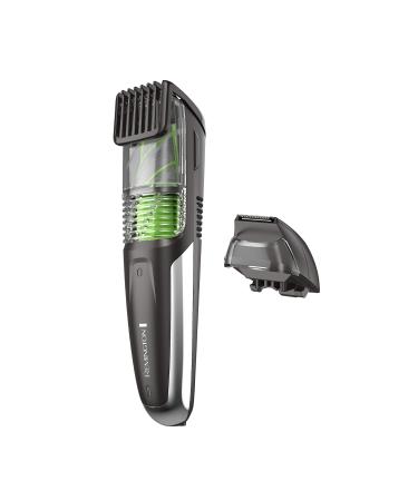 Remington MB6850 Vacuum Stubble and Beard Trimmer, Lithium Power and Adjustable Length Comb with 11 Length Settings (2-18mm)