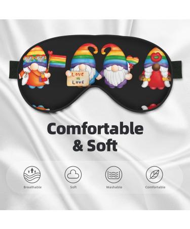 LGBT Gnome Sleep Mask | Adjustable Double-Sided Eye Mask | Soft Sleeping Eye Covers for Perfect Shading & Reduced Eye Edema - International Shipping Available - Buy Online on GoSupps.com