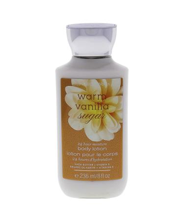 Bath & Body Works Shea and Vitamin E Body Lotion  Warm Vanilla Sugar  8 Ounce Warm Vanilla Sugar 8 Fl Oz (Pack of 1)