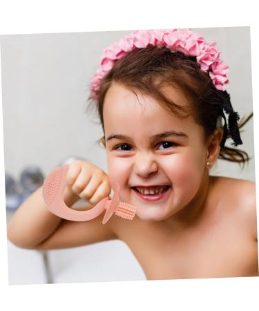 Plafope Silicone Toothbrush Set for Children - 2 Pack Training Toothbrushes with Cartoon Design - Toddler Oral Care Essentials - Buy Online on GoSupps.com