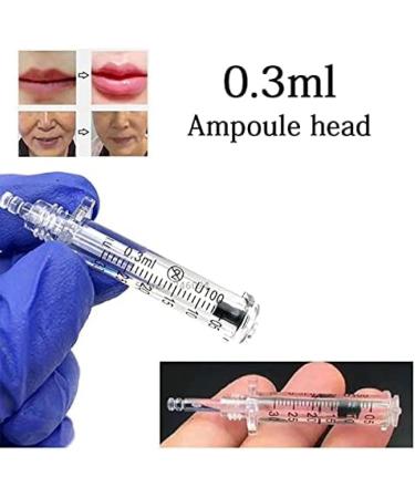 Pack of 20 vials with 0.3 ml bottle heads for anti-aging lip skin hyaluronic acid vials - Buy Online on GoSupps.com