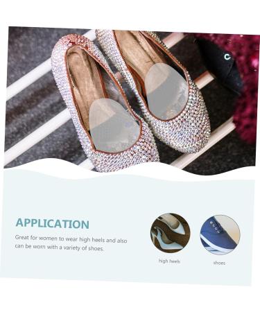 NOLITOY Silicone High Heels Insoles - 8 Pairs Self-Adhesive Shoe Pads for Ultimate Comfort & Grip - Protect Your Heels & Enhance Comfort - Buy Online on GoSupps.com