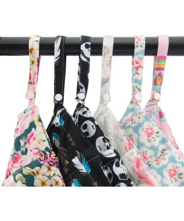 ALVABABY 2pcs Waterproof Reusable Wet/Dry Diaper Bags with Zippered Pockets | Travel Beach Pool Daycare Gym Bag | L2933-UK 2PCS - Buy Online on GoSupps.com