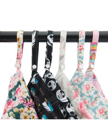 ALVABABY 2pcs Waterproof Cloth Diaper Wet Dry Bags with Two Zippered Pockets - Reusable for Travel, Beach, Pool, Daycare - Perfect for Soiled Baby Items, Yoga, Gym, Swimsuits - L5166 - Buy Online on GoSupps.com