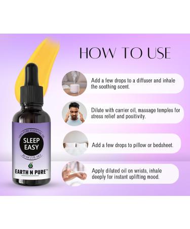 Earth N Pure Essential Oil Blend for Sleep Easy 15 ml - Buy Online on GoSupps.com