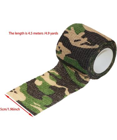 ONLYKXY Self Adhesive Bandage Tape - 3 Rolls 2" x 5yds - Stretch Athletic Wrap for Sports Injuries - Camouflage Elastic Cohesive Tape - Ideal for Ankle Knee Wrist Sprains - Buy Online on GoSupps.com