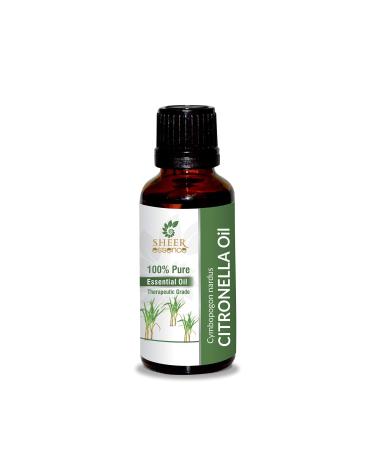 Citronella Oil -(Cymbopogon Nardus)- Essential Oil 100% Pure Natural Undiluted Uncut Therapeutic Grade Oil 16.90 Fl.OZ 16.90 Fl Oz (Pack of 1)