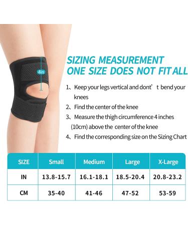 Galvaran Knee Brace - Meniscal Tear & Joint Pain Relief - Adjustable Support for Sports Injuries - Large Black (Left) - Buy Online on GoSupps.com