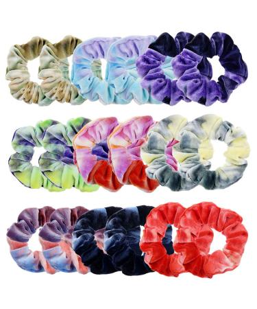 Allring 2-Piece Colored Hair Tie Set - Scrunchy & Elastic Bands for Women & Girls | Perfect Ponytail Accessories - Buy Online on GoSupps.com