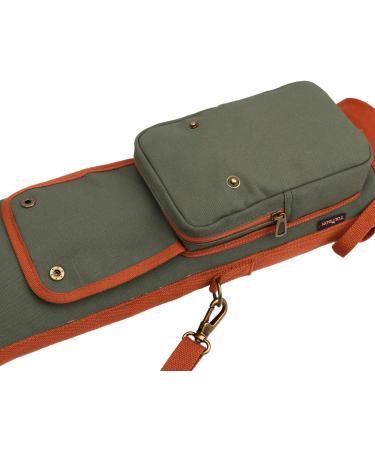 TOURBON Canvas Golf Club Travel Case - Lightweight Carry Bag for Men and Women in Green - Buy Online on GoSupps.com