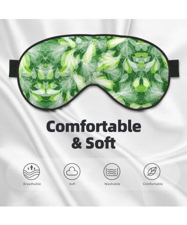 Leaf Soft Sleep Eye Mask | Breathable Women's Eye Patch for Travel & Relaxation - Buy Online on GoSupps.com