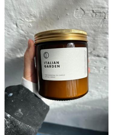 Oct Fragrance Candle - Italian Garden Sage Orange & Rosemary - 400ml Soy Wax with Natural Essential Oils - Eco-Friendly International Shipping - Buy Online on GoSupps.com