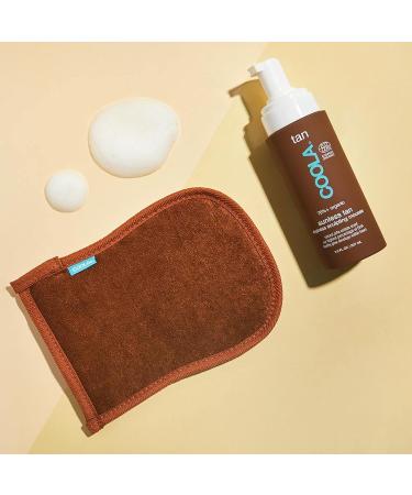 Coola Sunless Self Tanner Mitt - 2-in-1 Applicator & Exfoliator for Face & Body | Supports Sunless Tanning Lotion Application - Buy Online on GoSupps.com