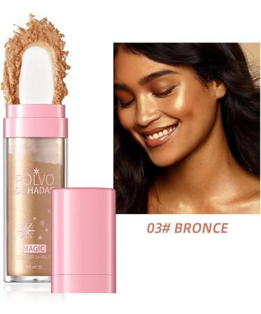 Highlight Powder Stick - Lip Powder Patting Shiny Powder Highlighter Pearlescent And Brighten Effect For Retouch Face Ainichi 3# - Buy Online on GoSupps.com