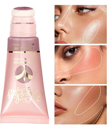 Liquid Blush Stick Gentle and Long-Lasting Liquid Velvet Blush | Face Nourishing Contouring Blush Rouge for Shopping Working Home Dating Traveling Guanglu 05 - Buy Online on GoSupps.com