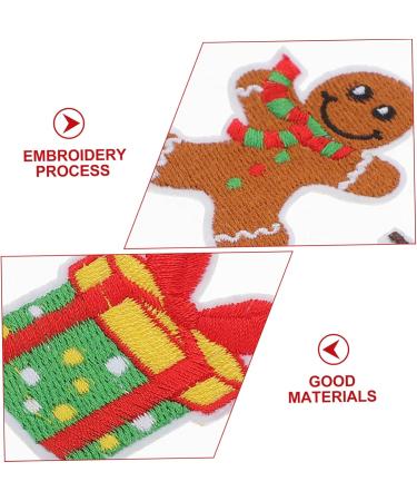 COHEALI 32 Pcs Christmas Stickers Decals Sewing Patches Xmas Design Clothes Applique Accessories Cartoon - Buy Online on GoSupps.com