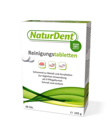 Natural dent cleaning tablets 48 pieces.