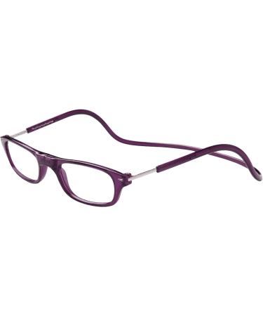 TBOC Pack: Foldable Reading Glasses for Men & Women - +1.00 Dioptre Dark Violet 4 Units - Ideal Presbyopia Aid - Buy Online on GoSupps.com
