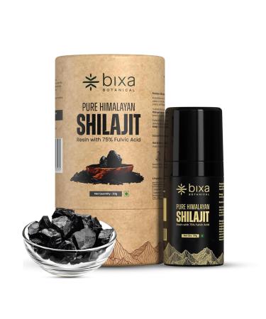 bixa BOTANICAL Shilajit for Men Pure Himalayan Resin with 75% Fulvic Acid Supports Energy Stamina & Muscle Health Fast-Dissolving Lab-Tested Vegan Mess-Free Pump Easy to Carry 50 Servings Shilajit 0.02 Ounce (Pack