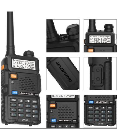BAOFENG UV-5R Dual Band Two Way Radio (Black) 144-148MHz & 420-450MHz - Reliable Communication Solution - Buy Online on GoSupps.com