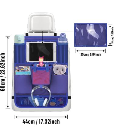 Toniebox Car Organiser with Tablet Holder - Seat Back Cover for Kids' Car Accessories - Blue, 1 Piece - Buy Online on GoSupps.com