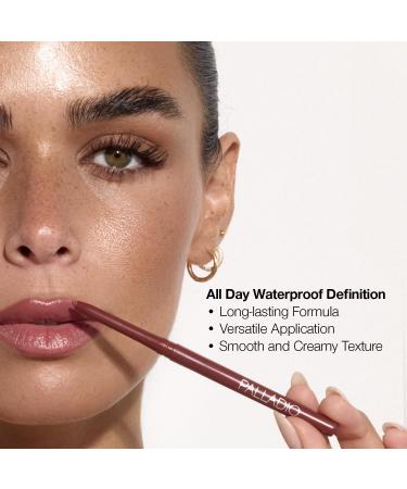 Palladio Retractable Waterproof Lip Liner - High Pigmented & Creamy Color, Smudge Proof Formula, Long Lasting All Day Wear - Naked 1 Count - Buy Online on GoSupps.com