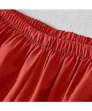 Gufesf Women's Cargo Parachute Pants - Low Waist Y2K Style | AK-F-Red Medium - Buy Online on GoSupps.com