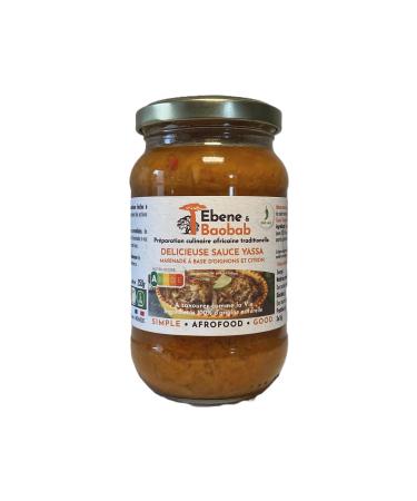 EBENE&BAOBAB Ebene&Baobab - Delicious sauce & marinade Yassa de Casamance for barbecue and starchy foods simmered onions lemon juice and condiments - up to 3 or 4 people 250 g jar net cooked in France