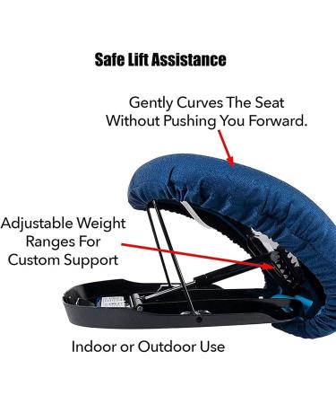 Chair Lift Seat Assist Cushion Portable Seat Self-Help Lifting Device Elderly Standing Aid to Help The Elderly Get On and Off for Seniors & Disabled - Support Up to 150KG Good Times - Buy Online on GoSupps.com