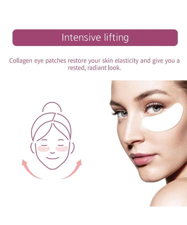 Veraclara Powerful Collagen Eye Patches - Reduce Puffy Eyes, Dark Circles, Wrinkles - 5 Pairs | Under Eye Treatment for Revitalized Skin - 1 Pack - Buy Online on GoSupps.com