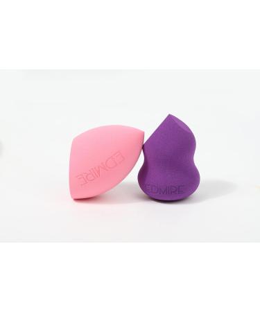 EDMIRE Makeup Sponges Pack of 2 Beauty Blender Sponges for Foundation Blending Make up Sponges for applying Liquid Foundation Powder Concealer Creams Contour Stick Highlighter or Eyeshadow make-up - Buy Online on GoSupps.com