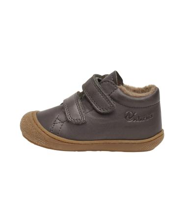 Naturino Cocoon VL-Leather First-Steps Shoes 8.5 UK Child Grey